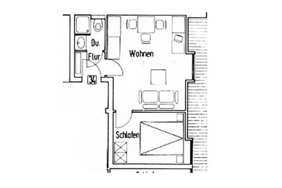 נורדרני Haus Bielefeld Ferienwohnung 34 מראה חיצוני תמונה